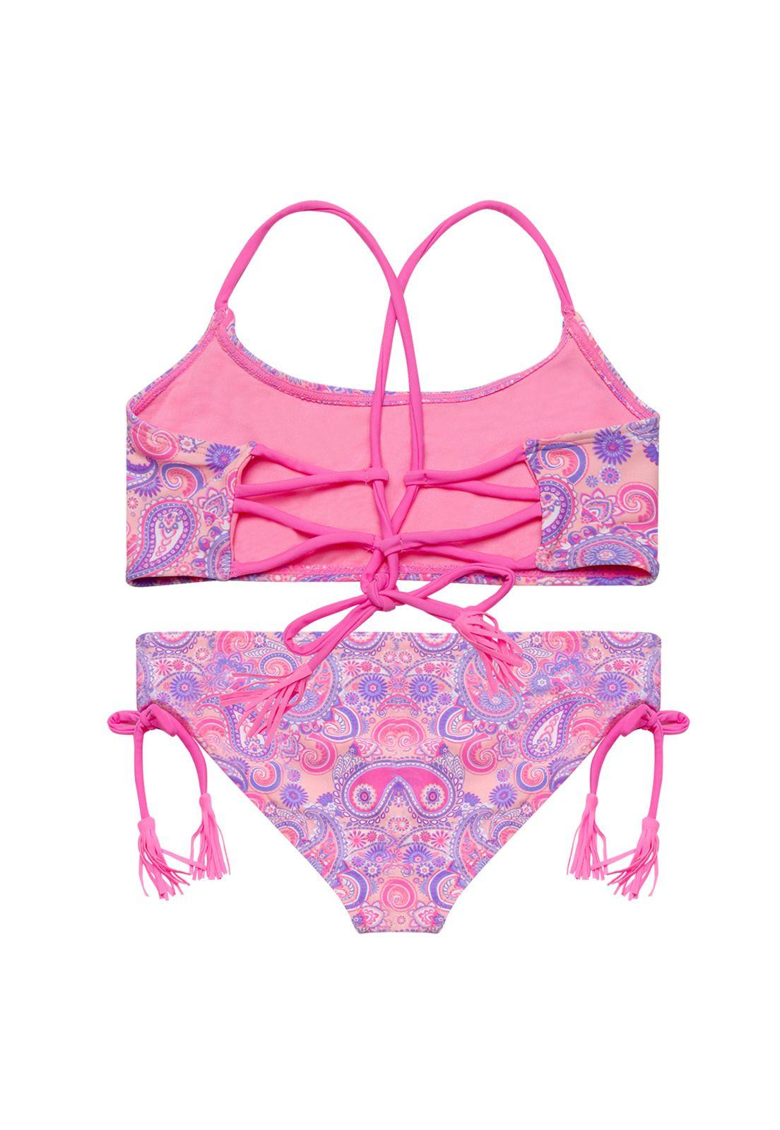 Traje de Baño Teens Niña Bikini Coral H2O Wear-1