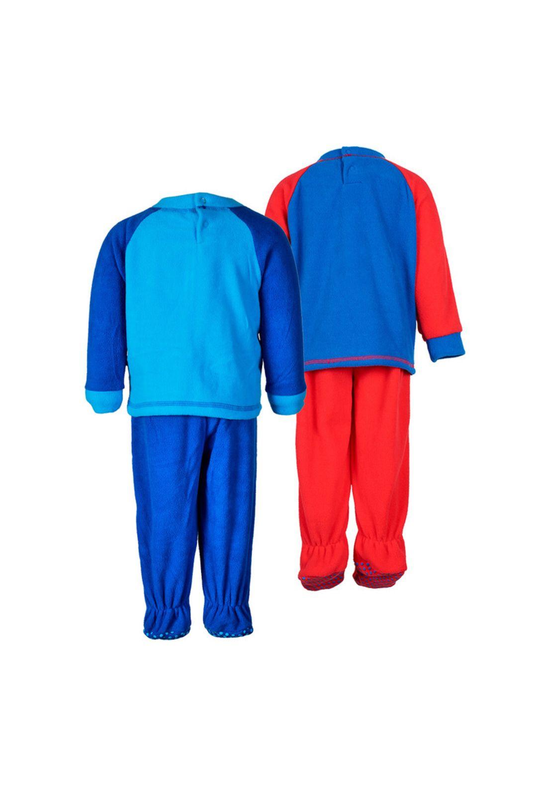 Pack 2 Pijama Bebé Niño Polar Disney Mickey Turquesa-1