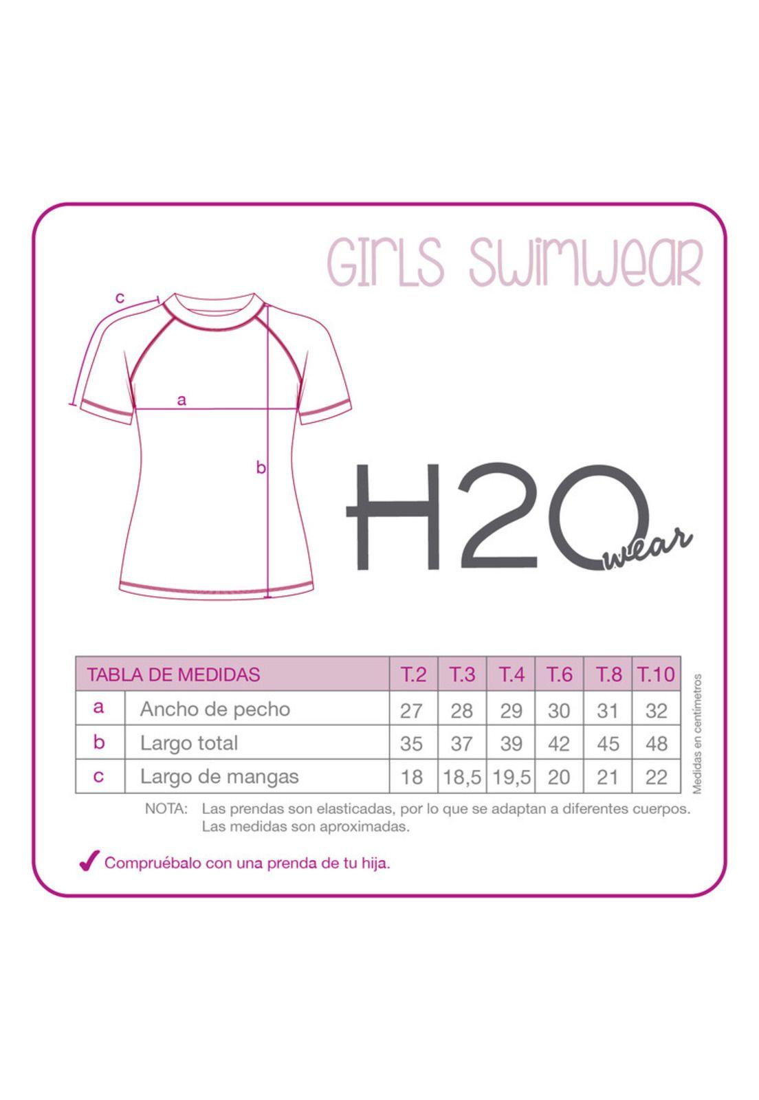 Polera Niña Manga Corta UV 50+ Disney Minnie Fucsia-3