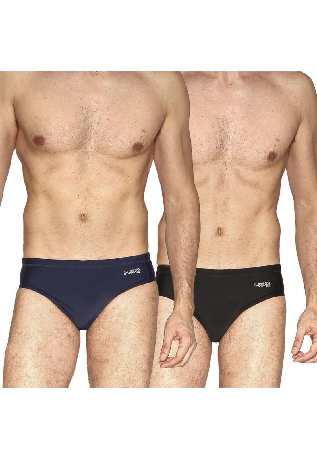 Pack 2 Traje de Baño Sunga  Hombre  H2O Wear Multicolor-0