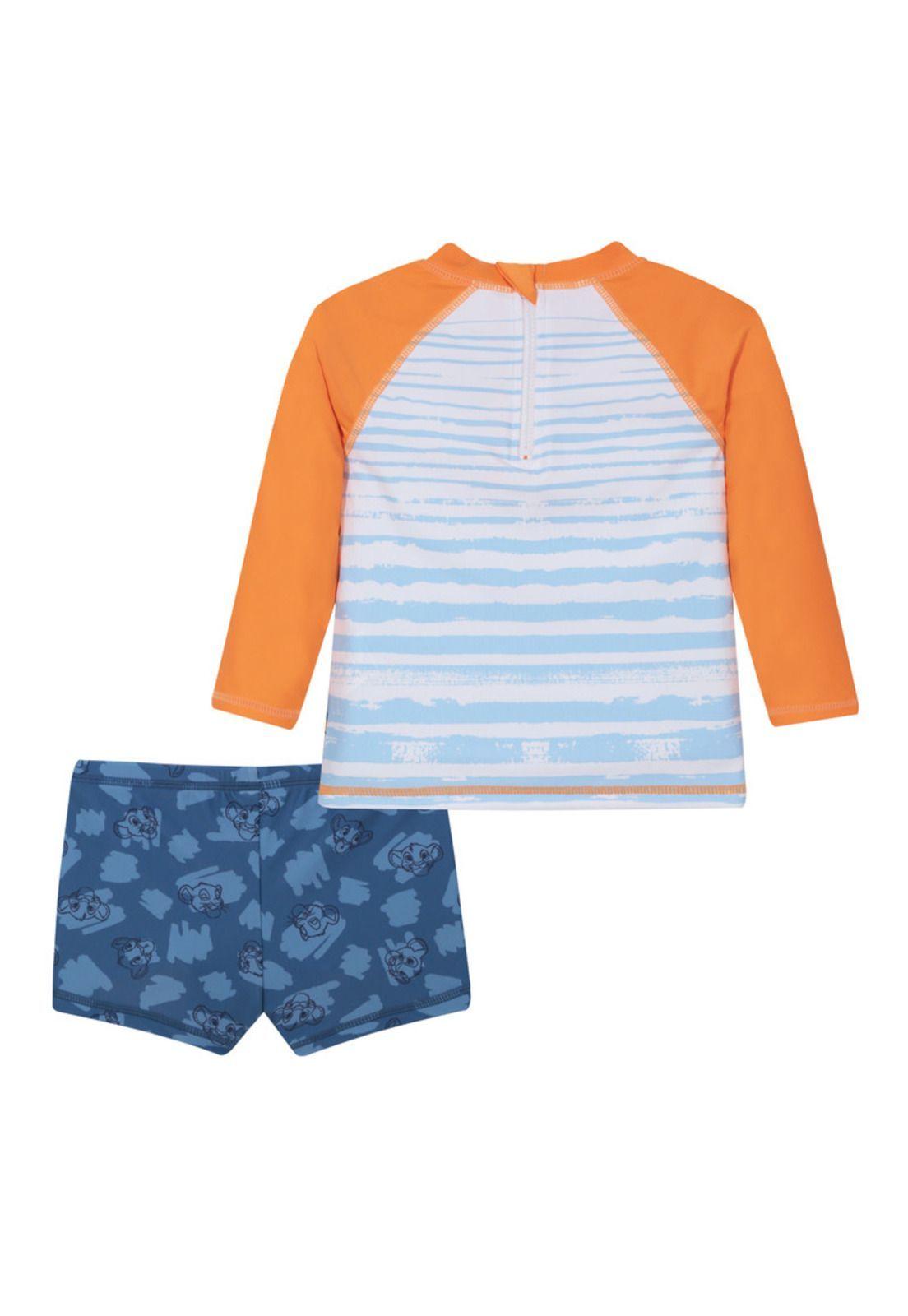 Traje de Baño Bebe Niño Set UV50 M/Larga  Rey Leon Disney-2