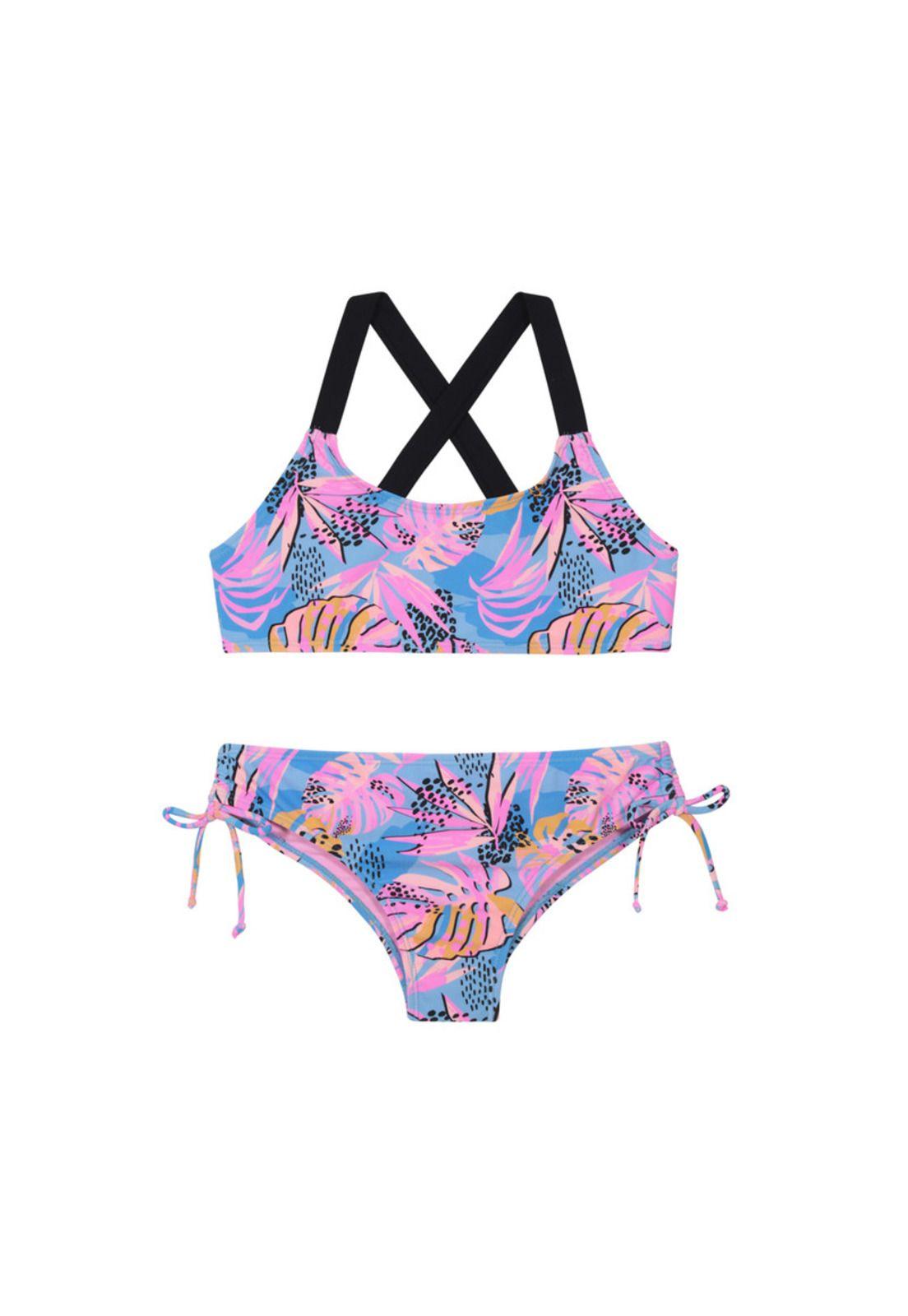 Traje de Baño Niña Teens Bikini Estamp. UV30 + H2O Wear-0
