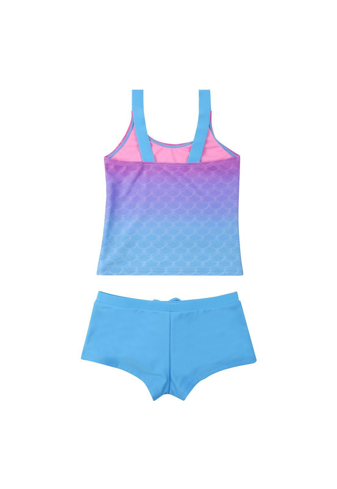 Tankini Niña +UV30 Turquesa H2O Wear-1