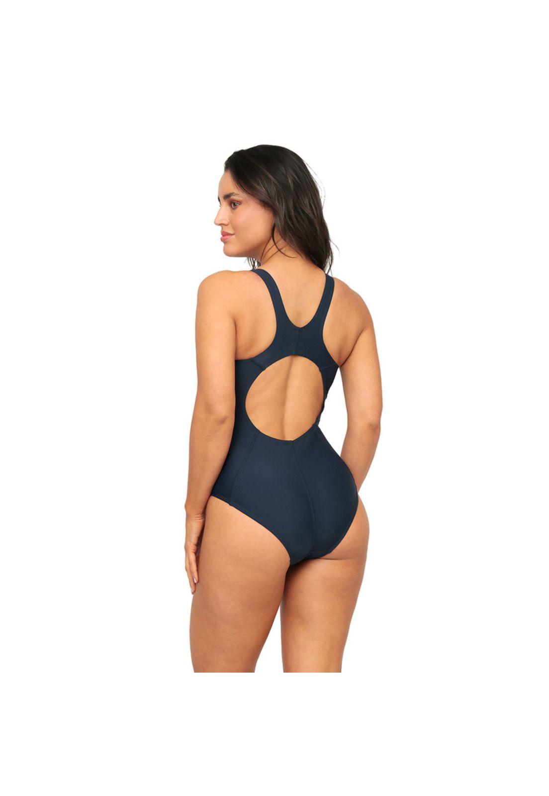 Traje de Baño Mujer Deportivo Largo H2O Wear Negro-4