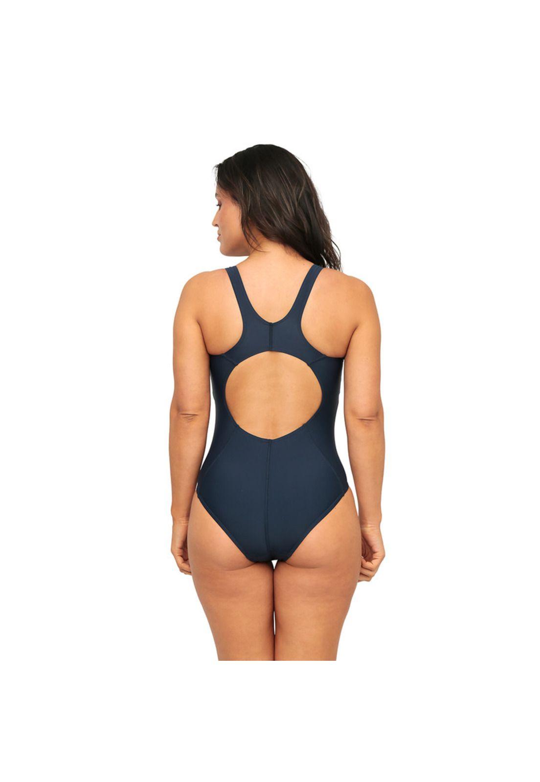 Traje de Baño Mujer Deportivo Largo H2O Wear Negro-5