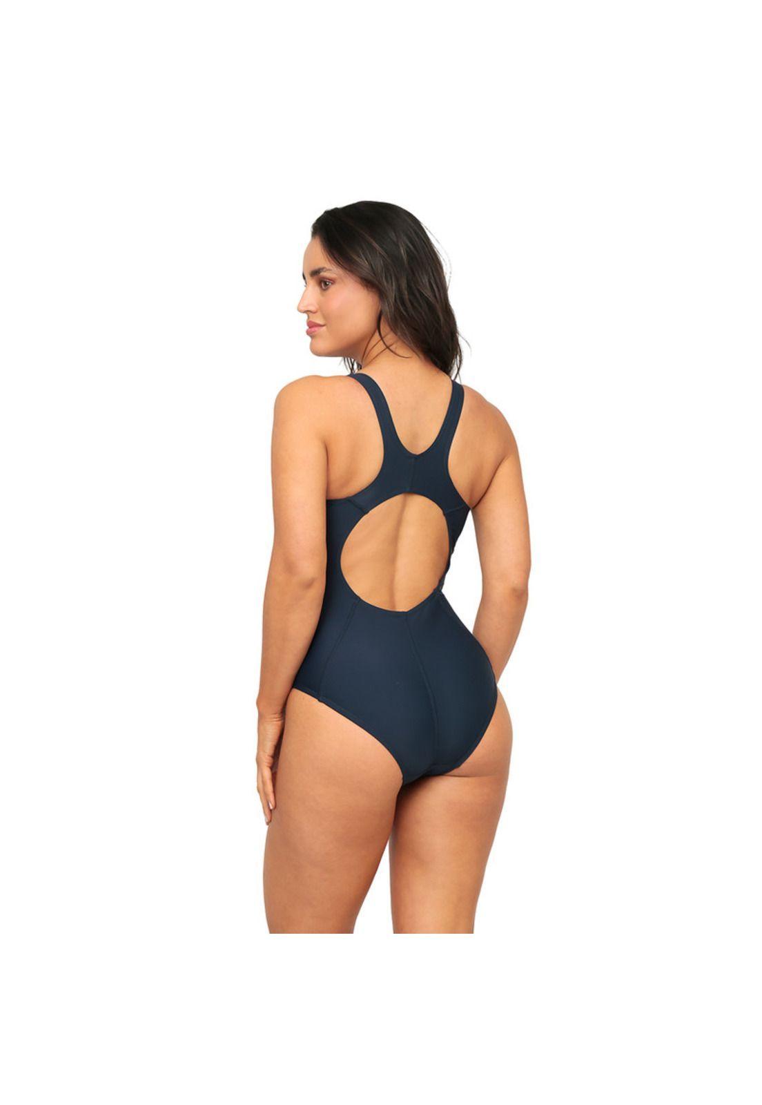 Traje de Baño Mujer Deportivo Largo H2O Wear Azul-4