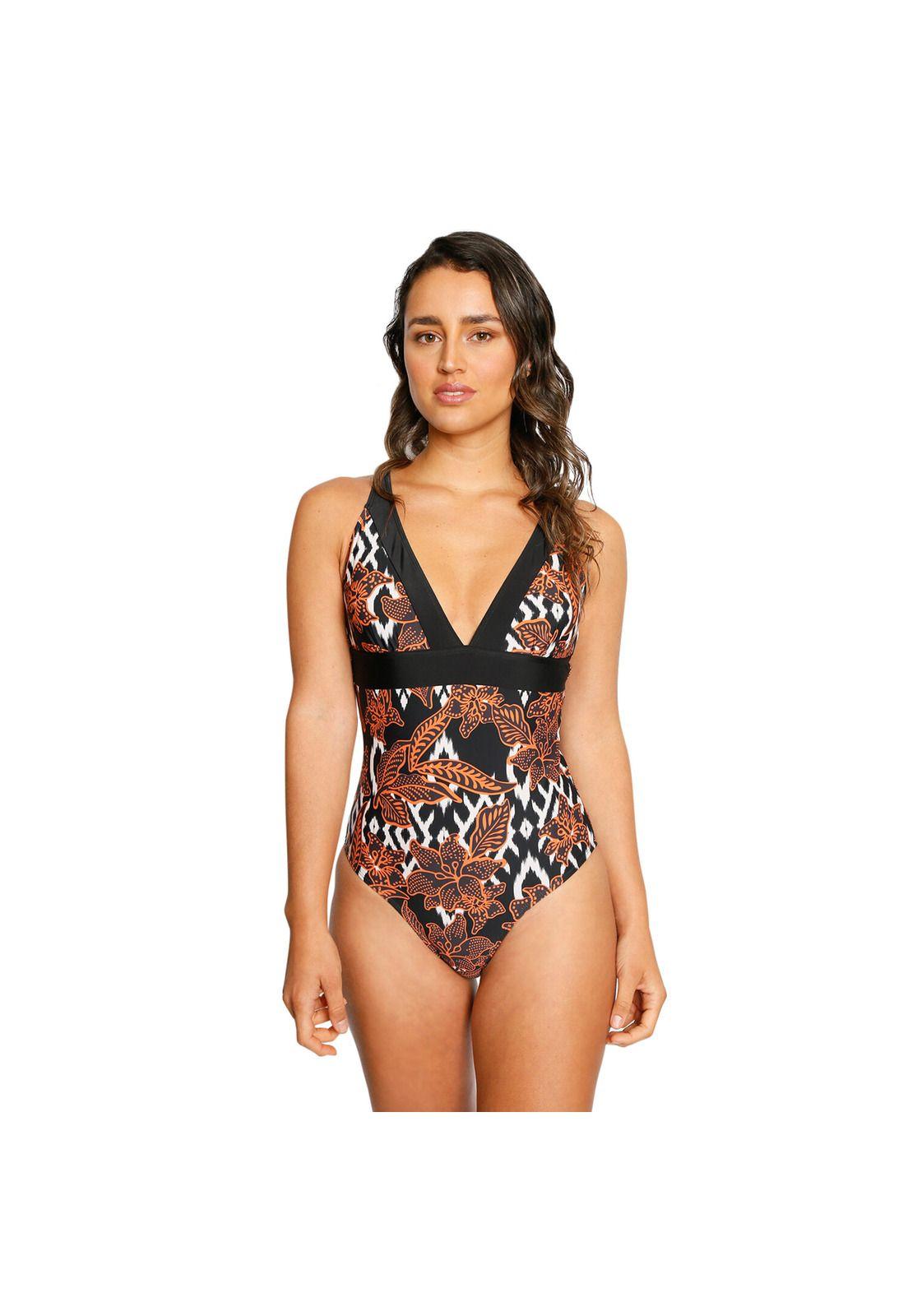 Traje de Baño Control Bandas Myriam  Mujer H2O Wear-1