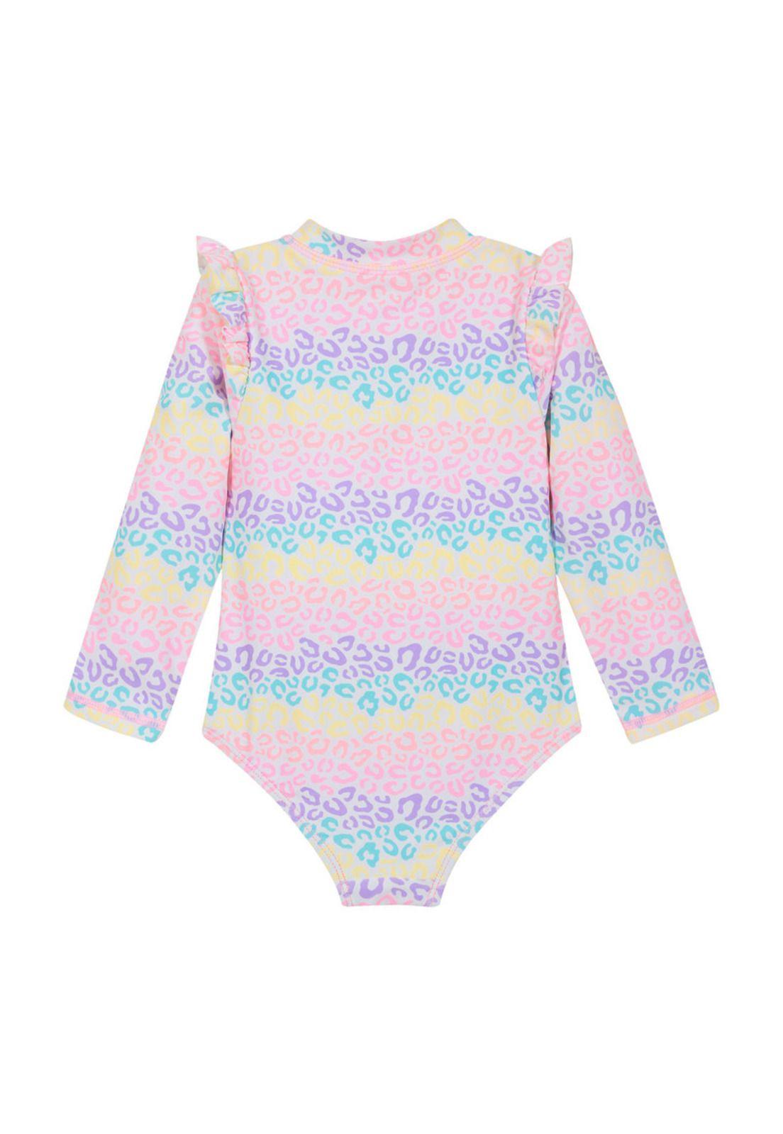 Traje de Baño Bebe Niña Entero UV50+ Blanco M/Larga-2