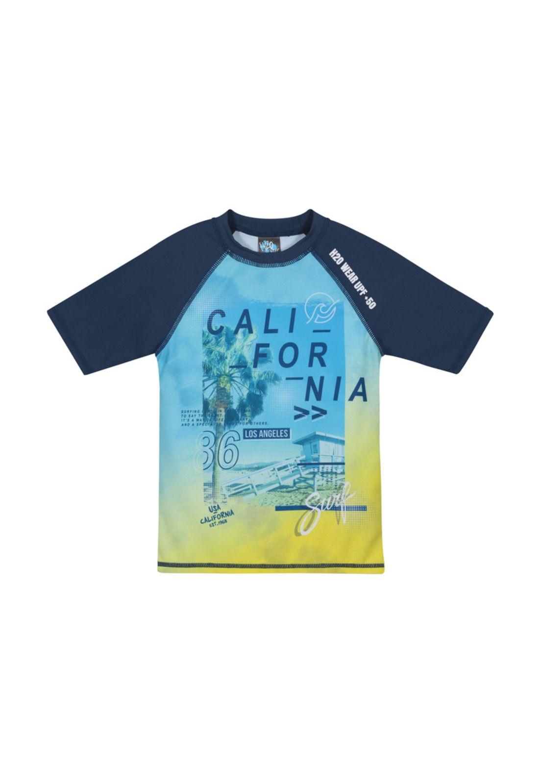 Traje de Baño Niño Polera UV50+ Manga Corta H2O Wear-0