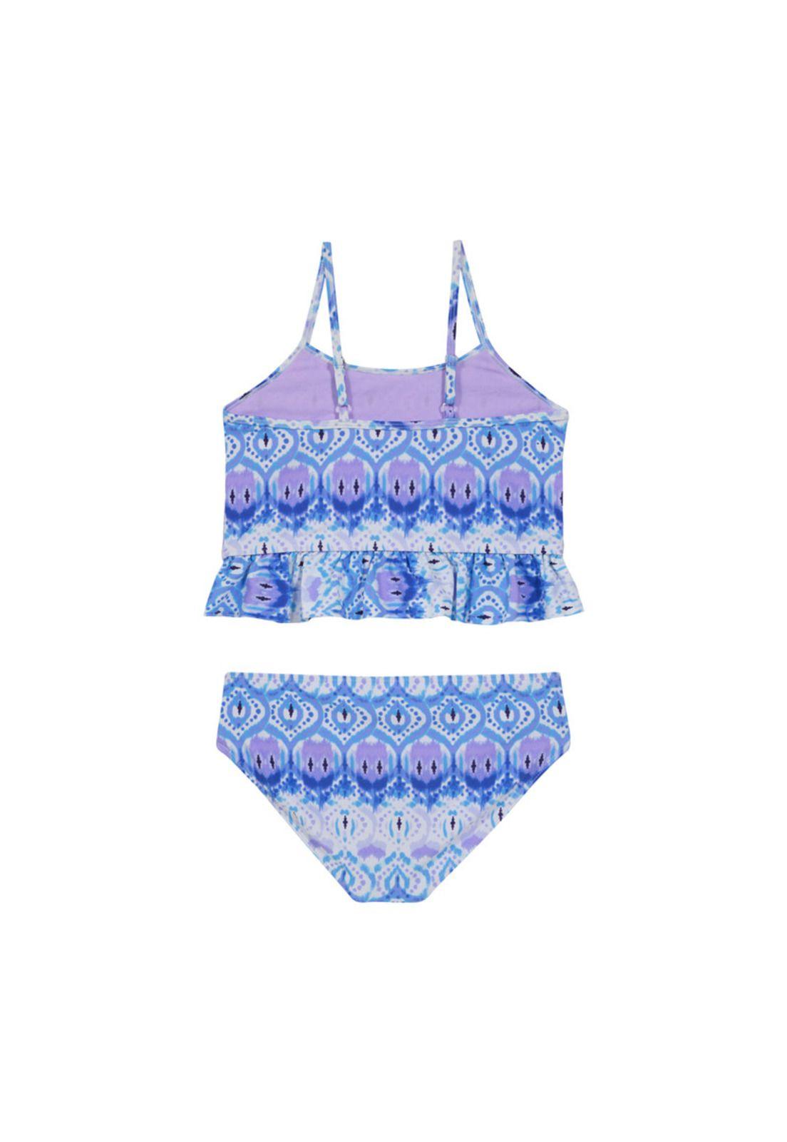 Teens Niña Tankini UV+30 Vuelos Basta Estampado Lila-1