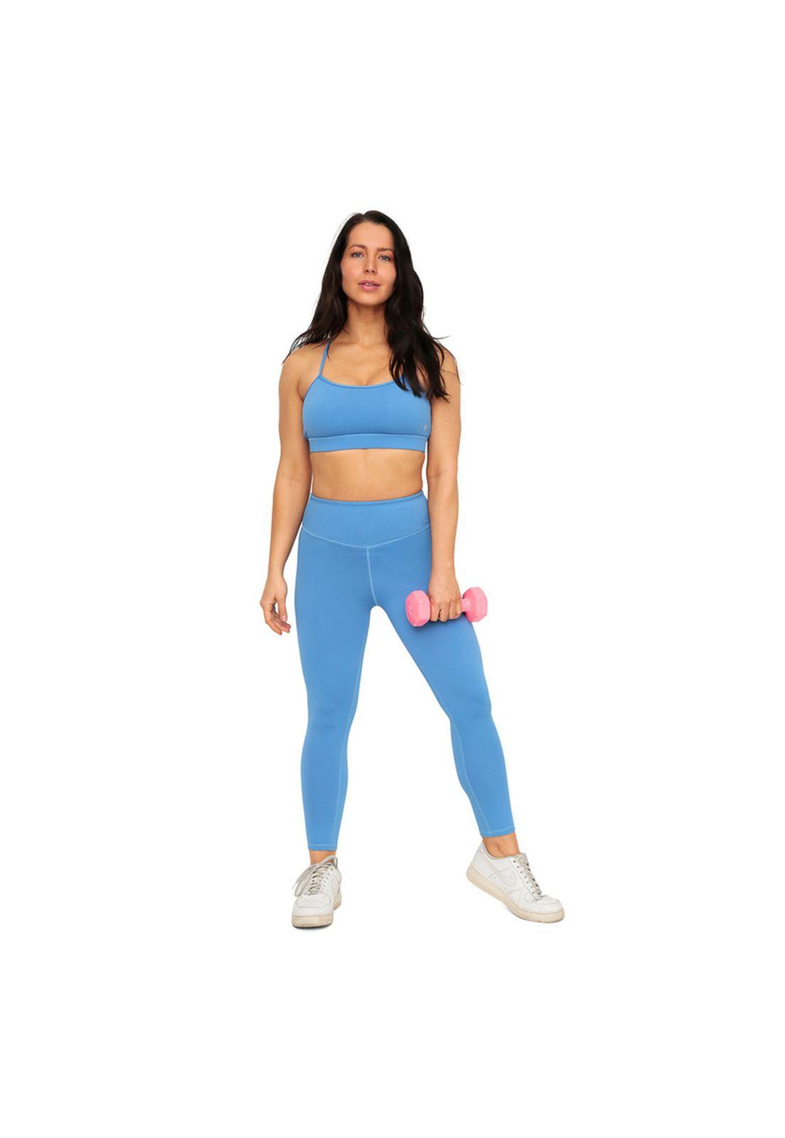 Legging Mujer Calsica H2O Wear  Celeste-4