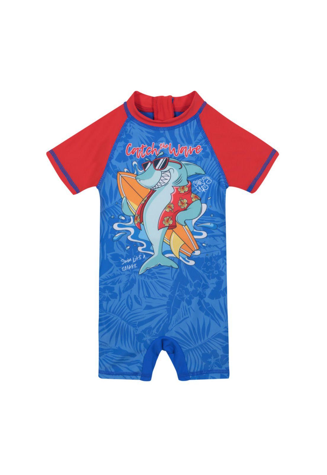 Traje de Baño Bebe  Body UV50+ Manga Corta H2O Wear-0
