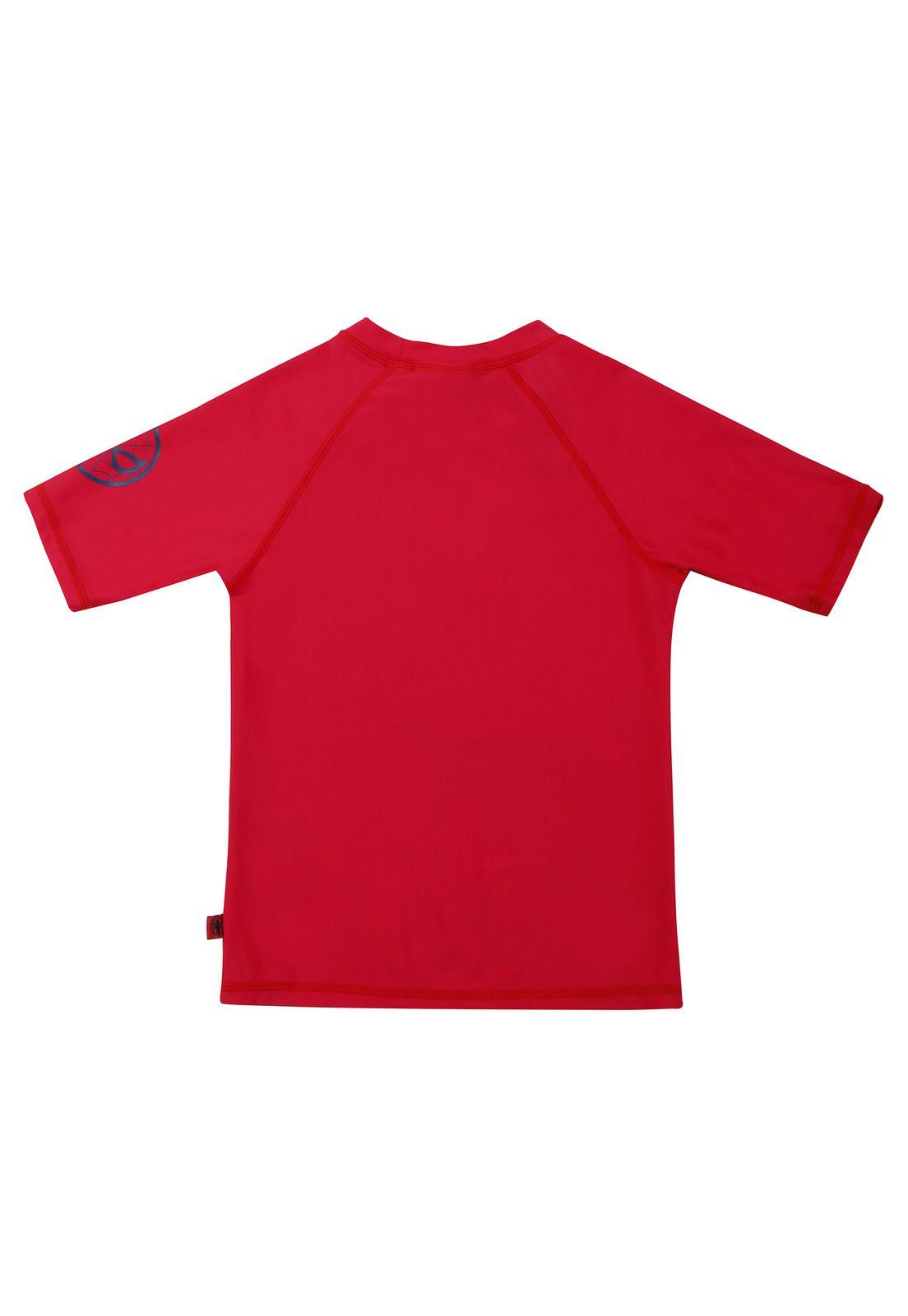 Polera UV50 Rojo Spiderman-1