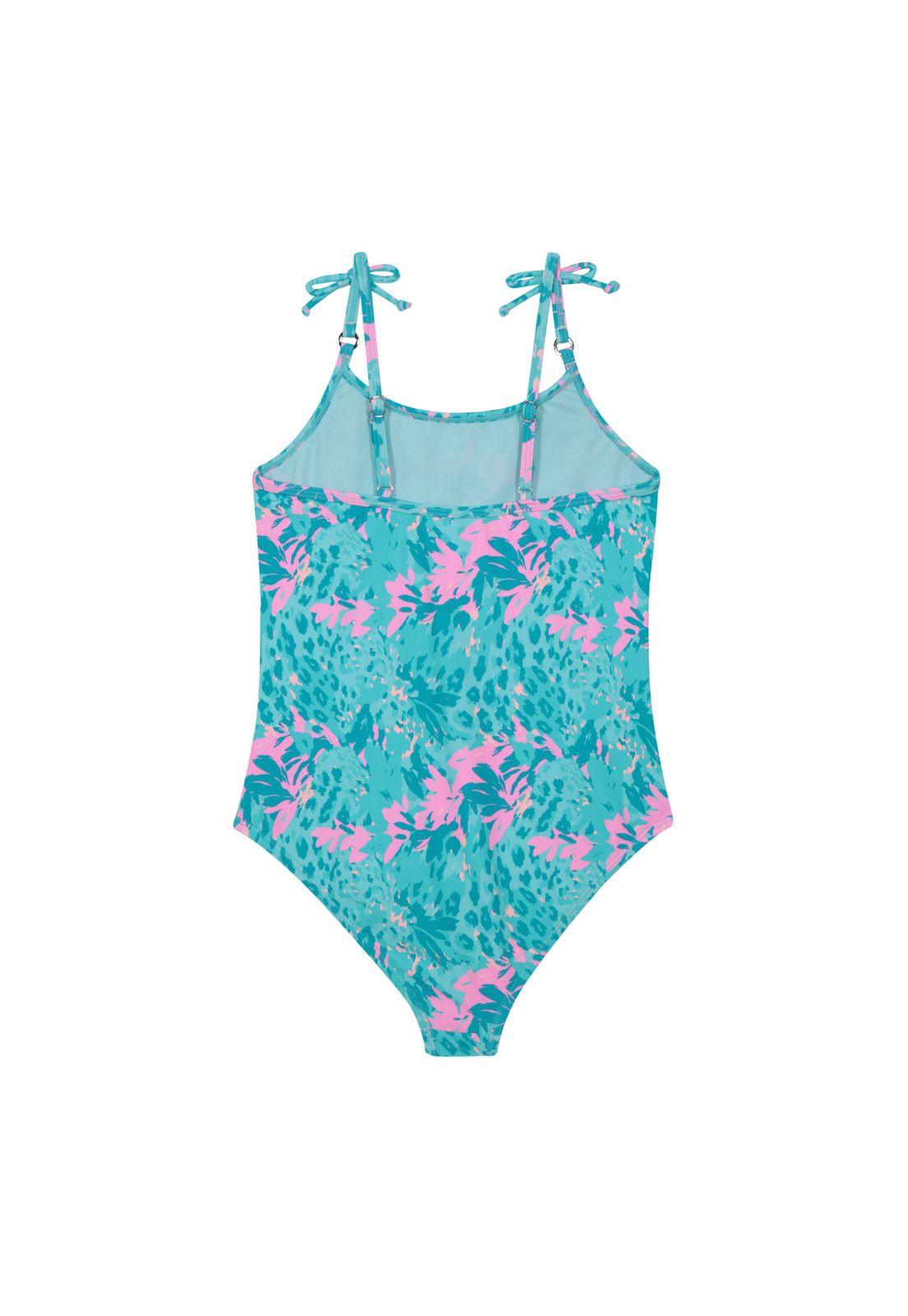 Traje de Baño Niña TeensUV50 H2o Wear Turquesa-2