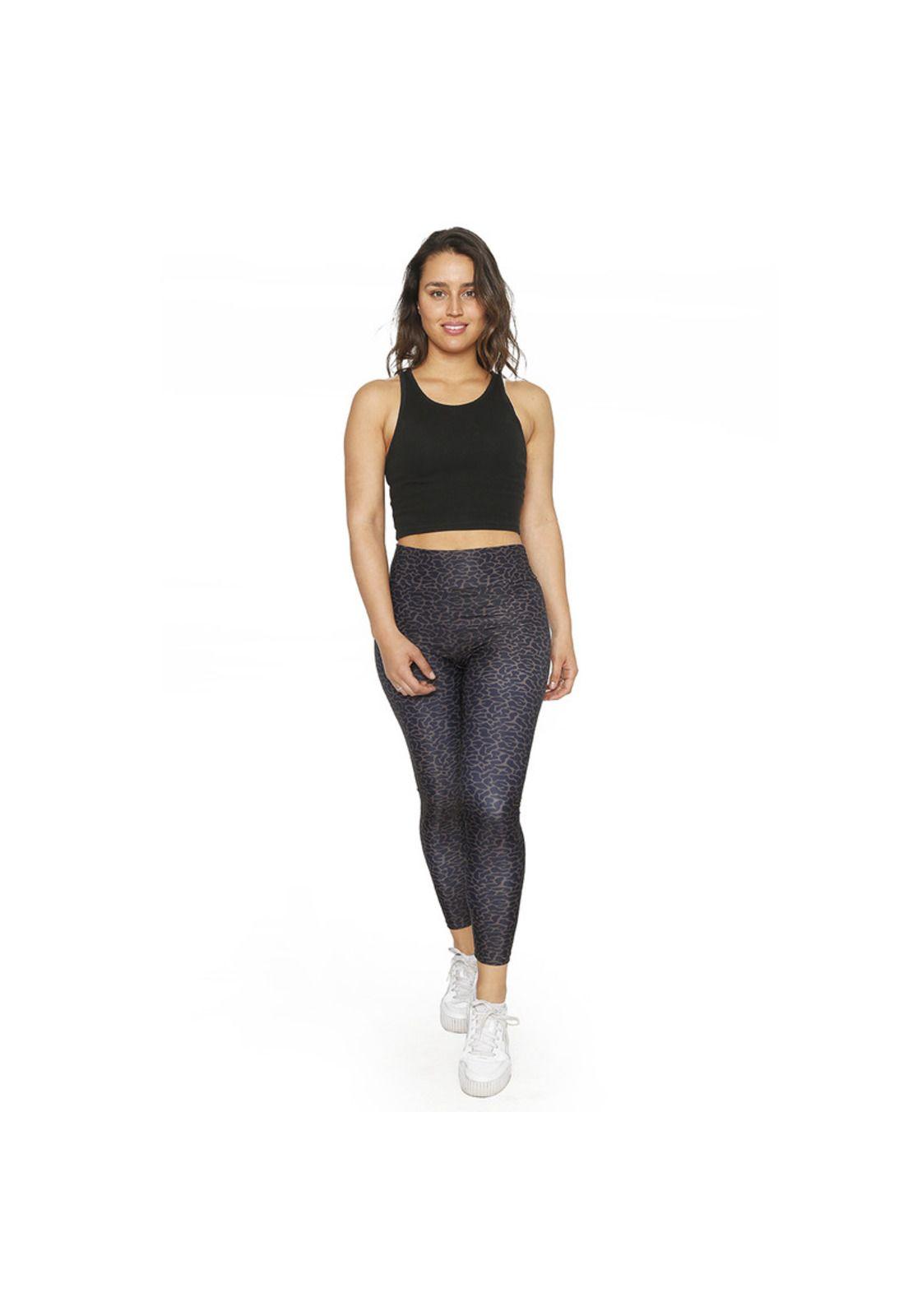 Mujer Calza Legging Con Pretina H2O Wear Jaguar Café-5