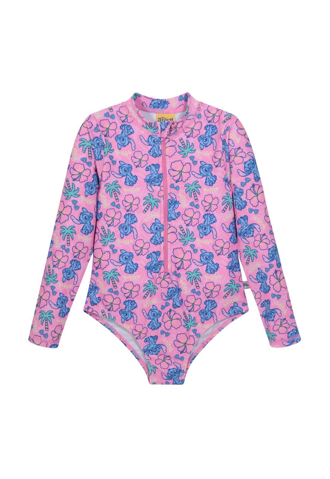 Traje de Baño UV50 Niña M.Larga Stitch | DISNEY-0