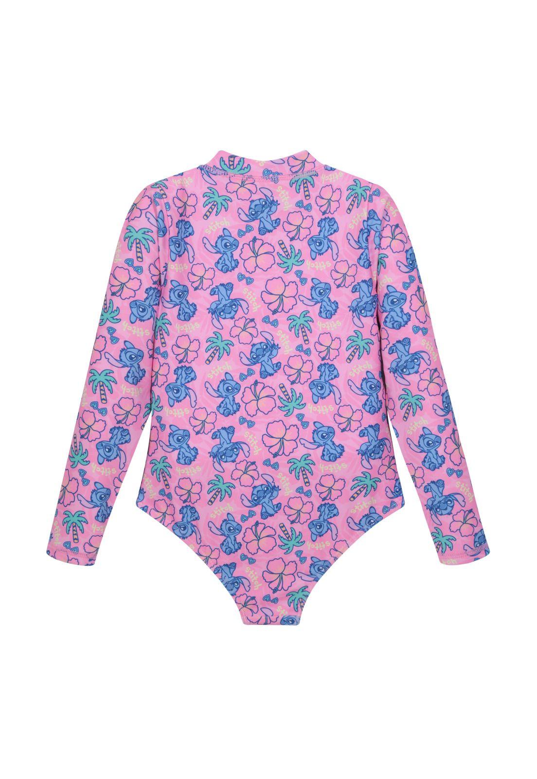 Traje de Baño UV50 Niña M.Larga Stitch | DISNEY-1