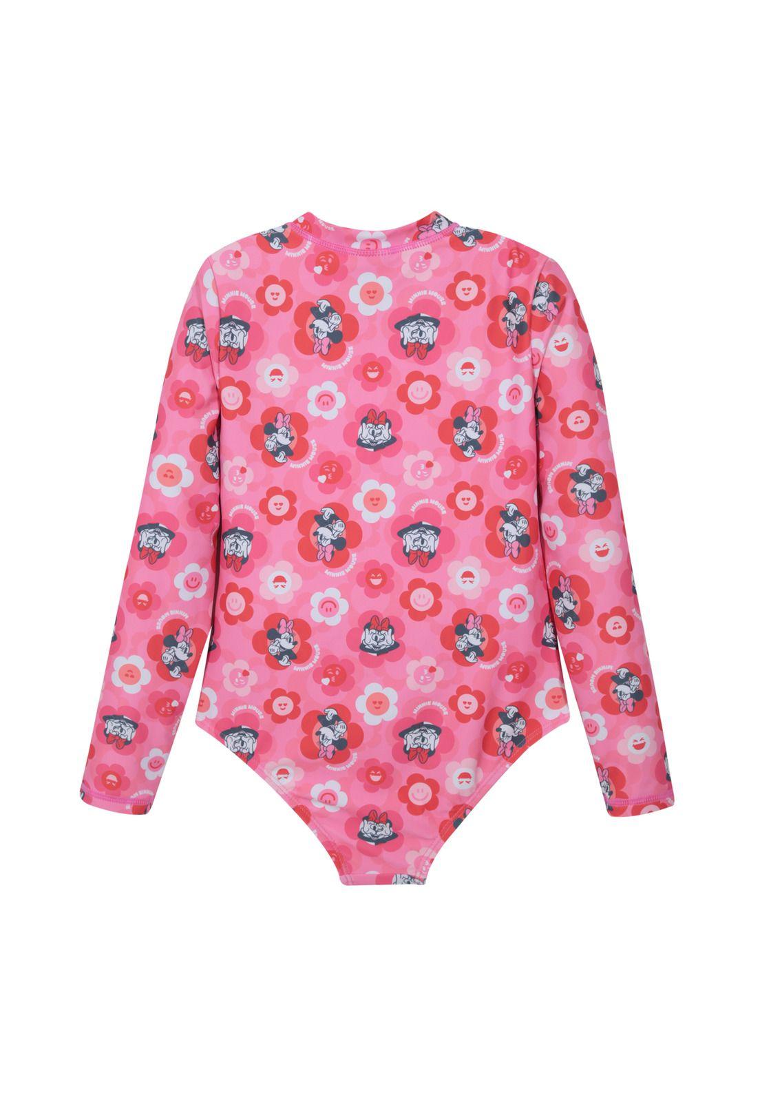 Traje de Baño Niña Entero UV50 M/Larga Minnie Disney-2