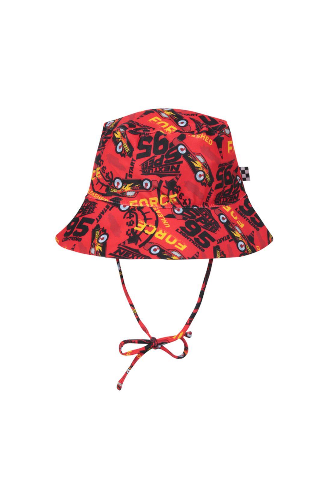 Gorro Bebe Niño UV 50 Disney Cars Rojo-0