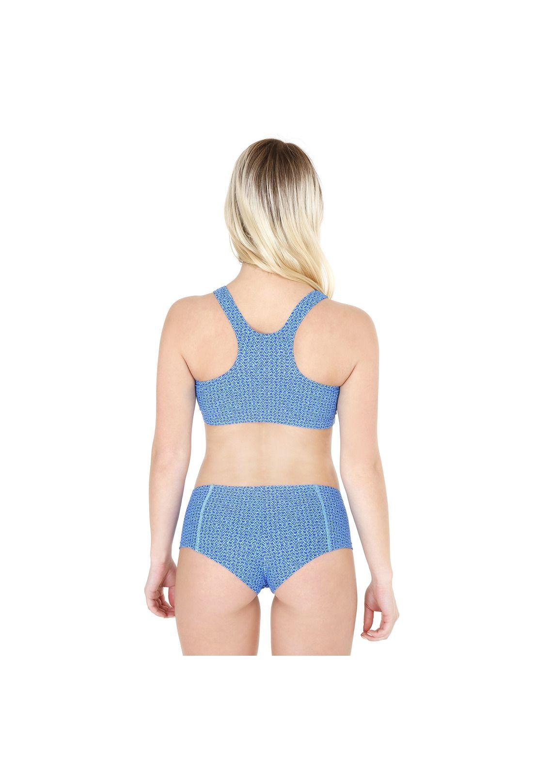 Traje de Baño Bikini Mujer Modelo Deportivo H2O Wear Turquesa-1