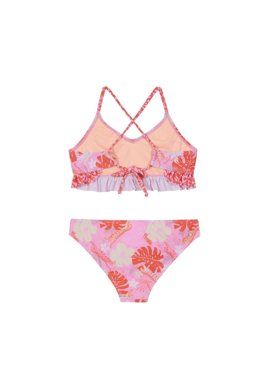 Traje de Baño Niña Teens Bikini UV50 Bretel  H2O Wear  Rosado-2