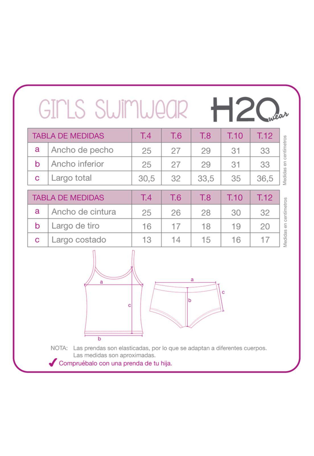 Traje de Baño Niña Tankini UV30+ Rules H2O Wear-2