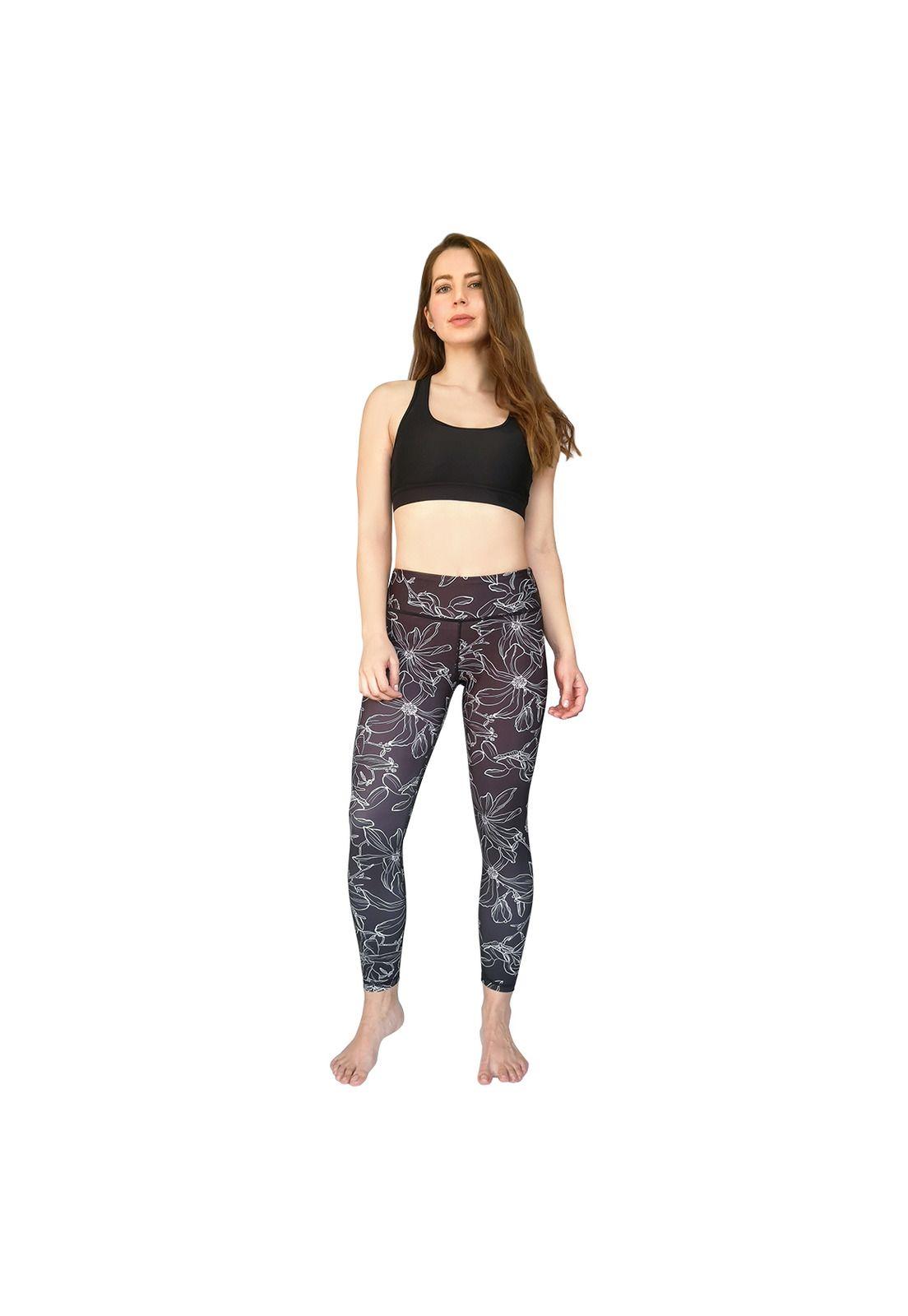 Mujer Calza Legging H2O Wear Flor lineal Rosado-0