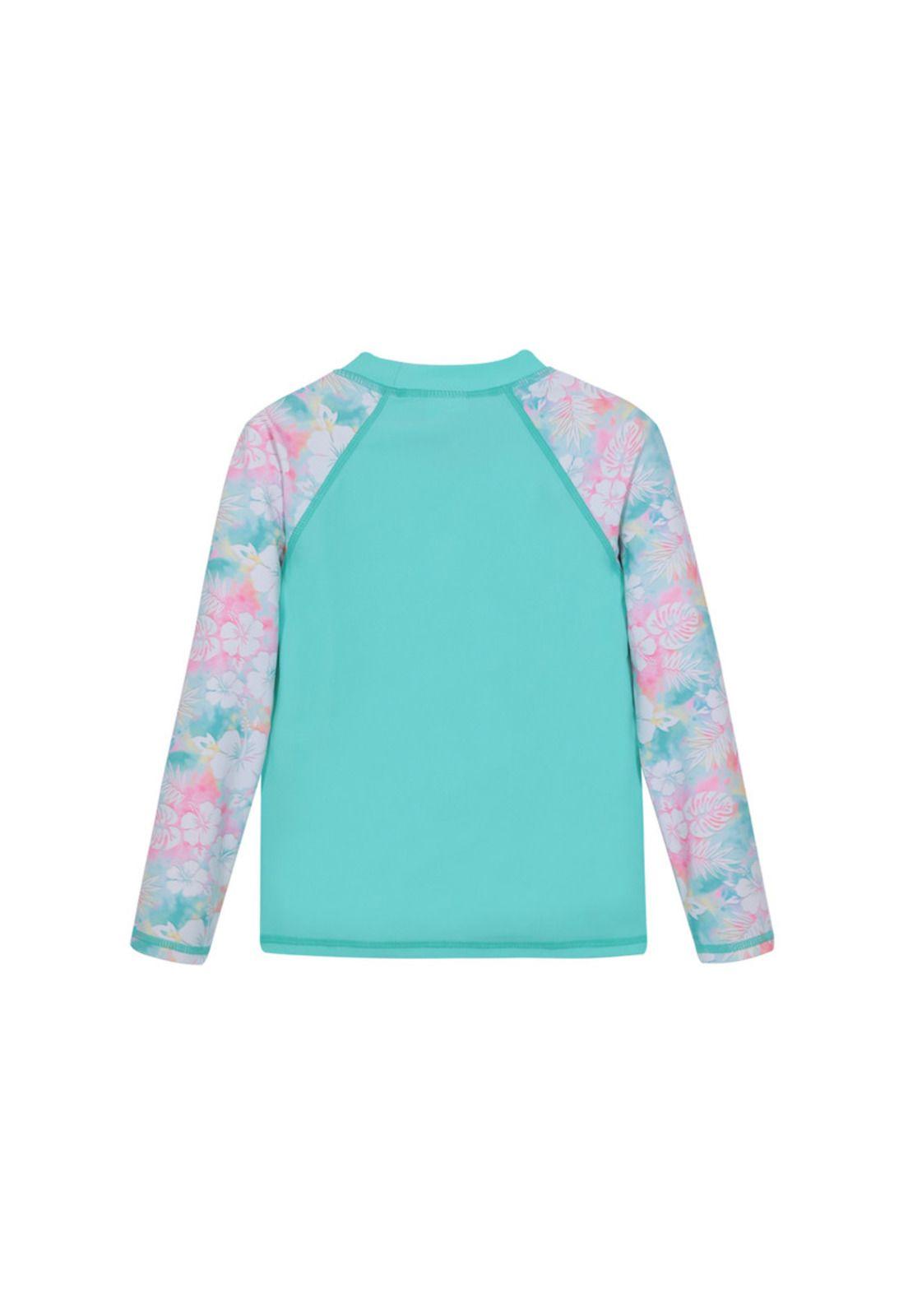 Traje de Baño Niña  Polera UV50 +  Manga Larga H2O Wear-1