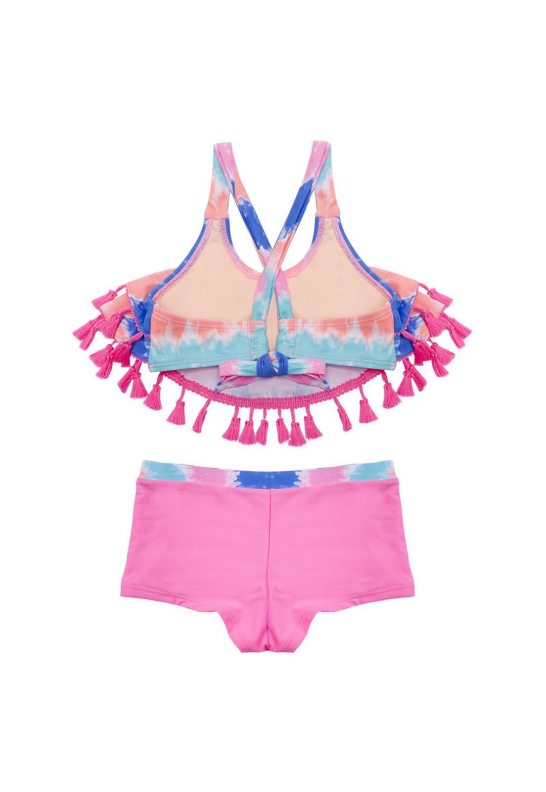 Traje de Baño Niña Bikini UV30 Rosa H2O Wear-1