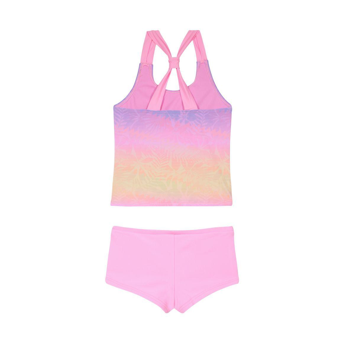 Traje de Baño Niña Tankini UV30+ H2O Wear Rosado-2