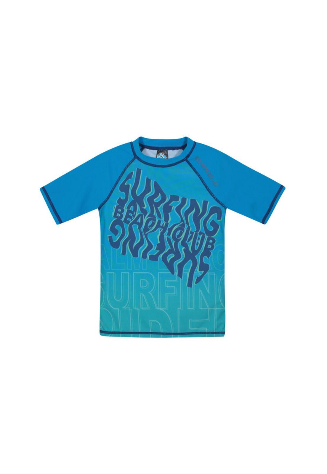 Traje de Baño Niño Polera UV50 M/Corta H2O Wear Calipso-0