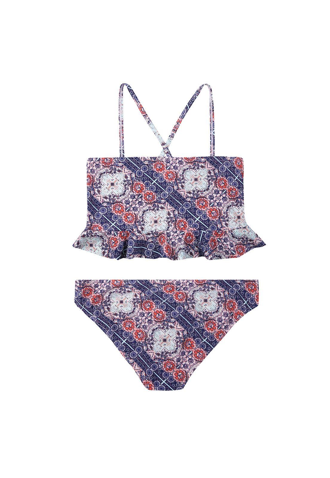 Traje de Baño Teens Niña Bikini UV30 Azul H2O Wear-1