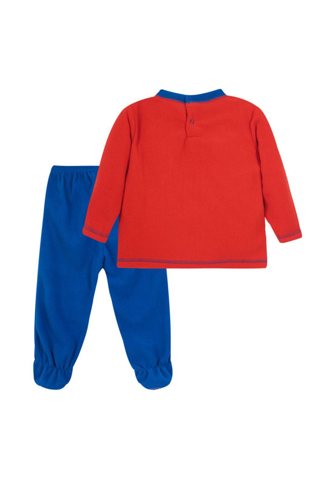 Pijama Bebé Niño Polar Azul Spiderman-1
