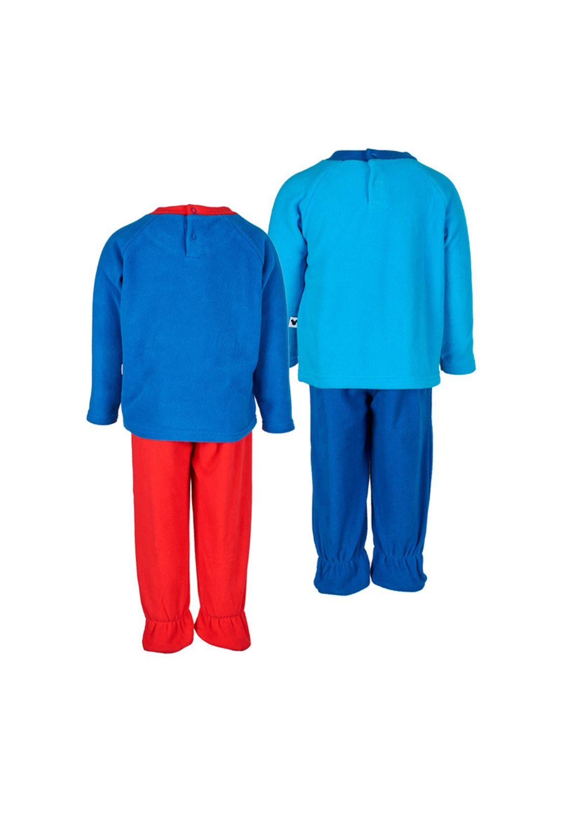 Pack 2 Pijama Bebé Niño Polar Disney Mickey Turquesa-1