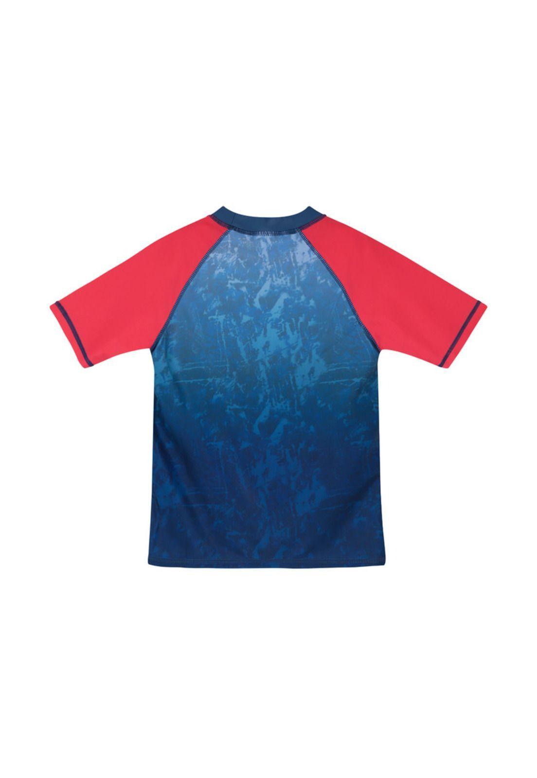 Polera Niño Manga Corta UV 50+ H2O Wear Rojo-1