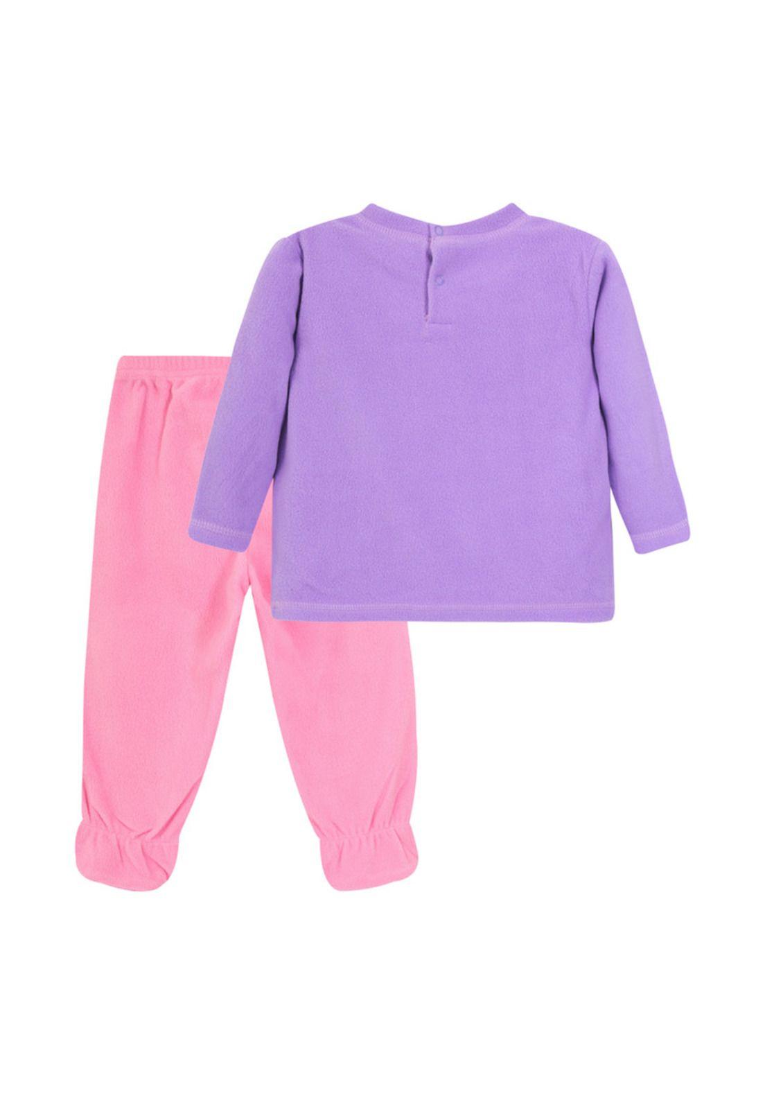 Pack 2 Pijama Bebé Niña Polar Rosa  H2O-3