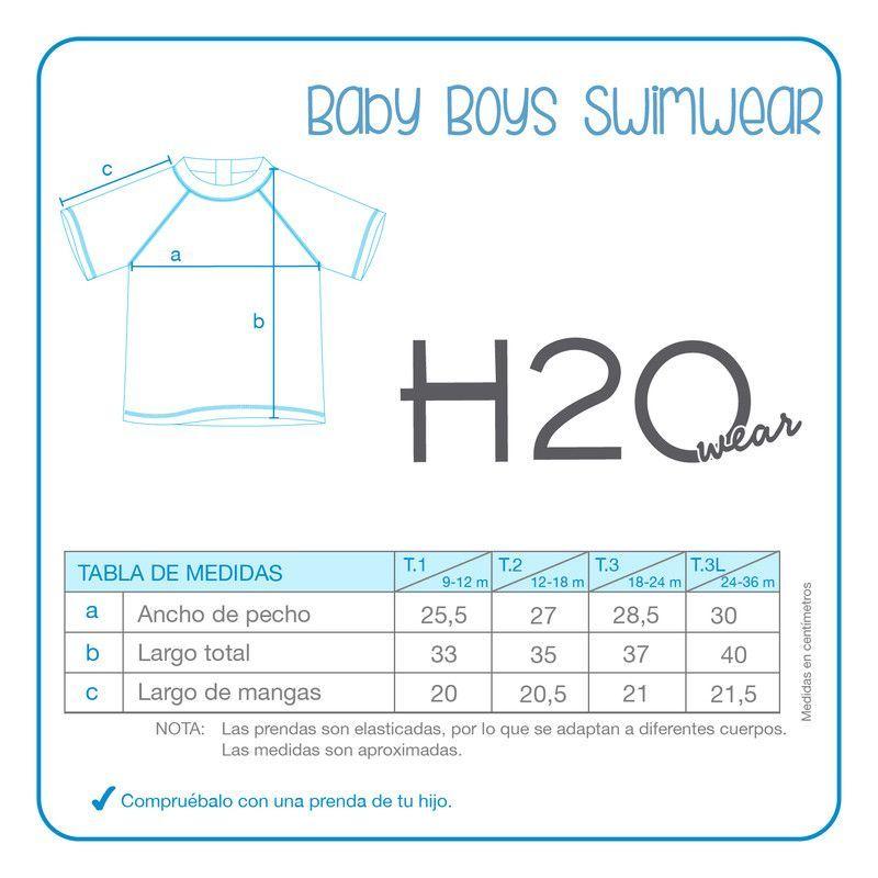 Traje de Baño Bebe Niño Set UV 50 Disney Cars Rojo-2