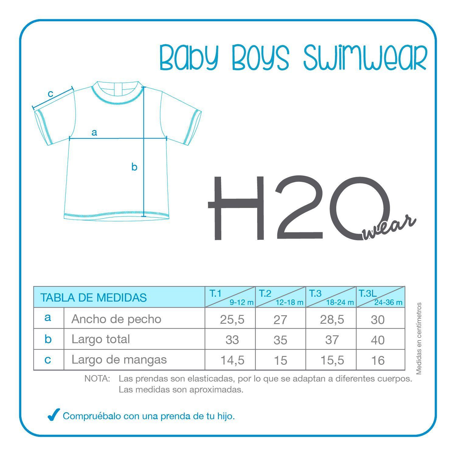 Traje de Baño Bebe Niño Set UV 50 Disney Spiderman Rojo-3