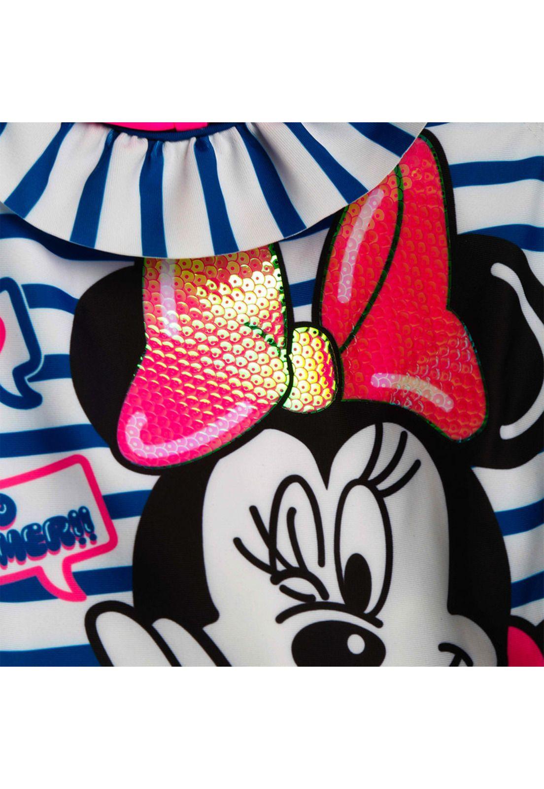 Traje de Baño Niña Tankini Azul Disney Minnie-2