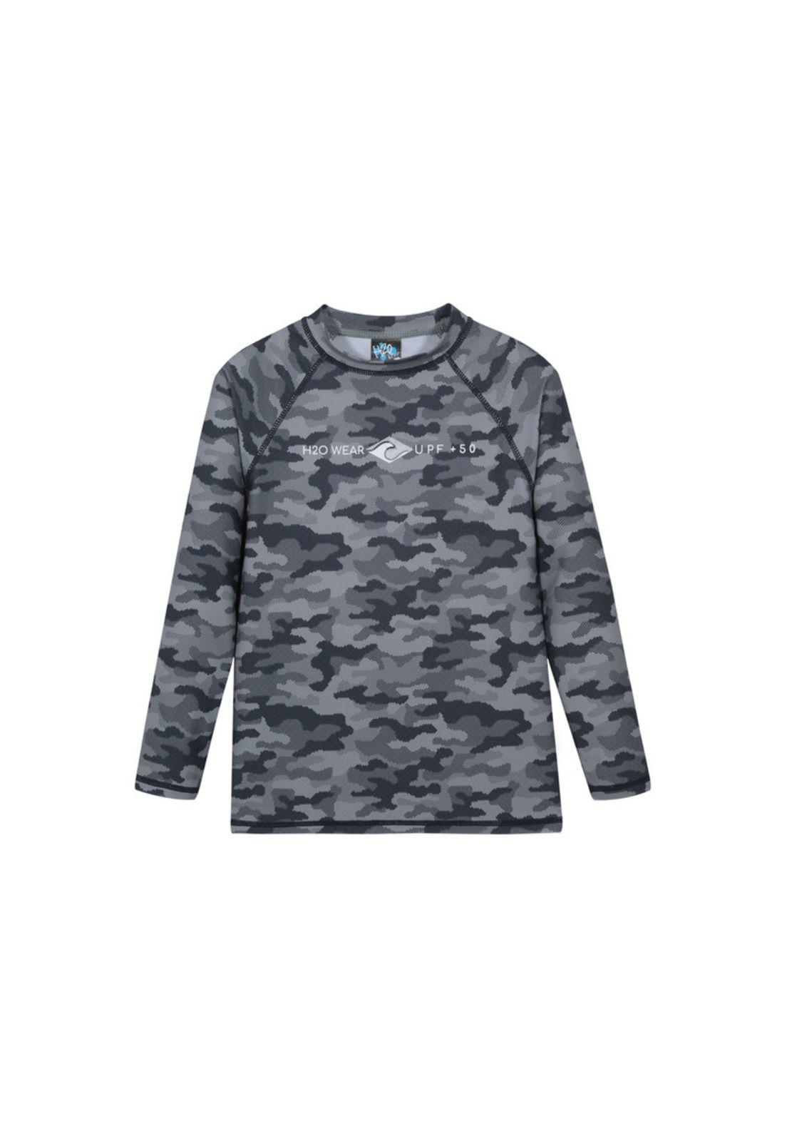 Traje de Baño Niño Polera UV50+ Manga Larga H2O Wear-0