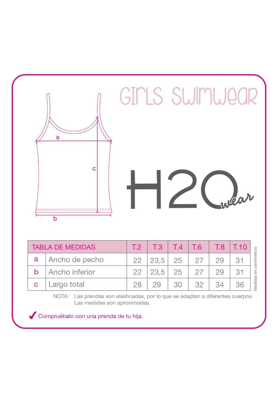 Traje de Baño Niña Tankini Rojo Disney Minnie-2