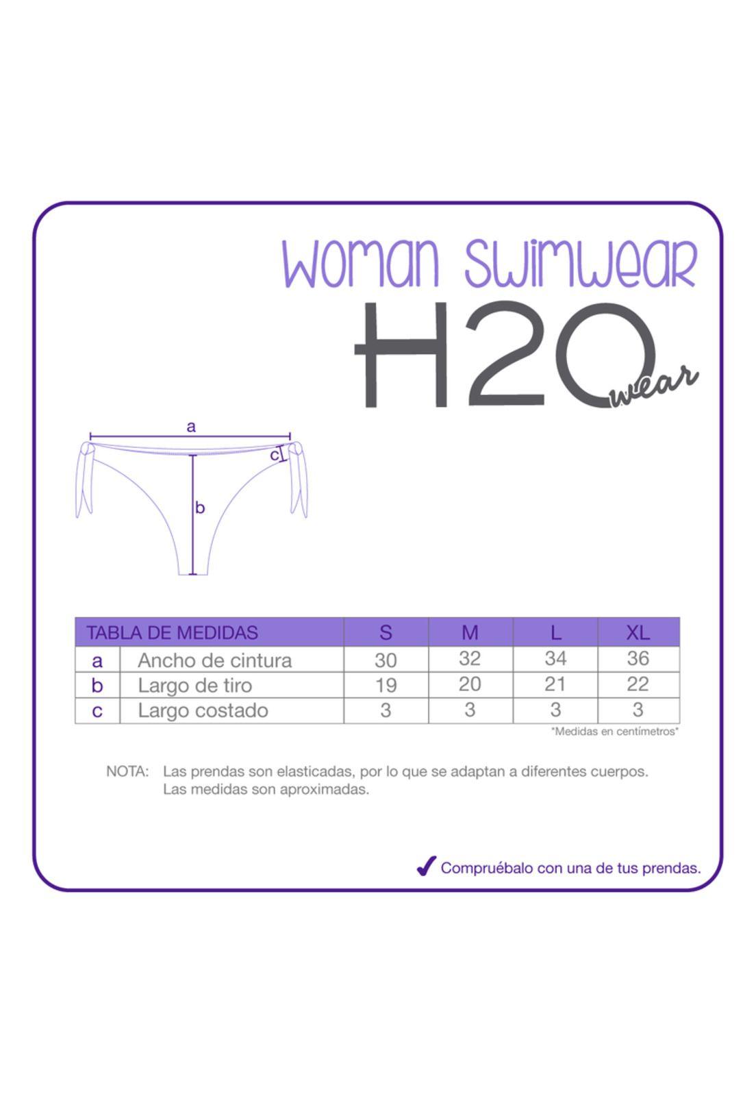 Traje de baño Mujer Bottom Culot Amanda H2O Wear Negro-5