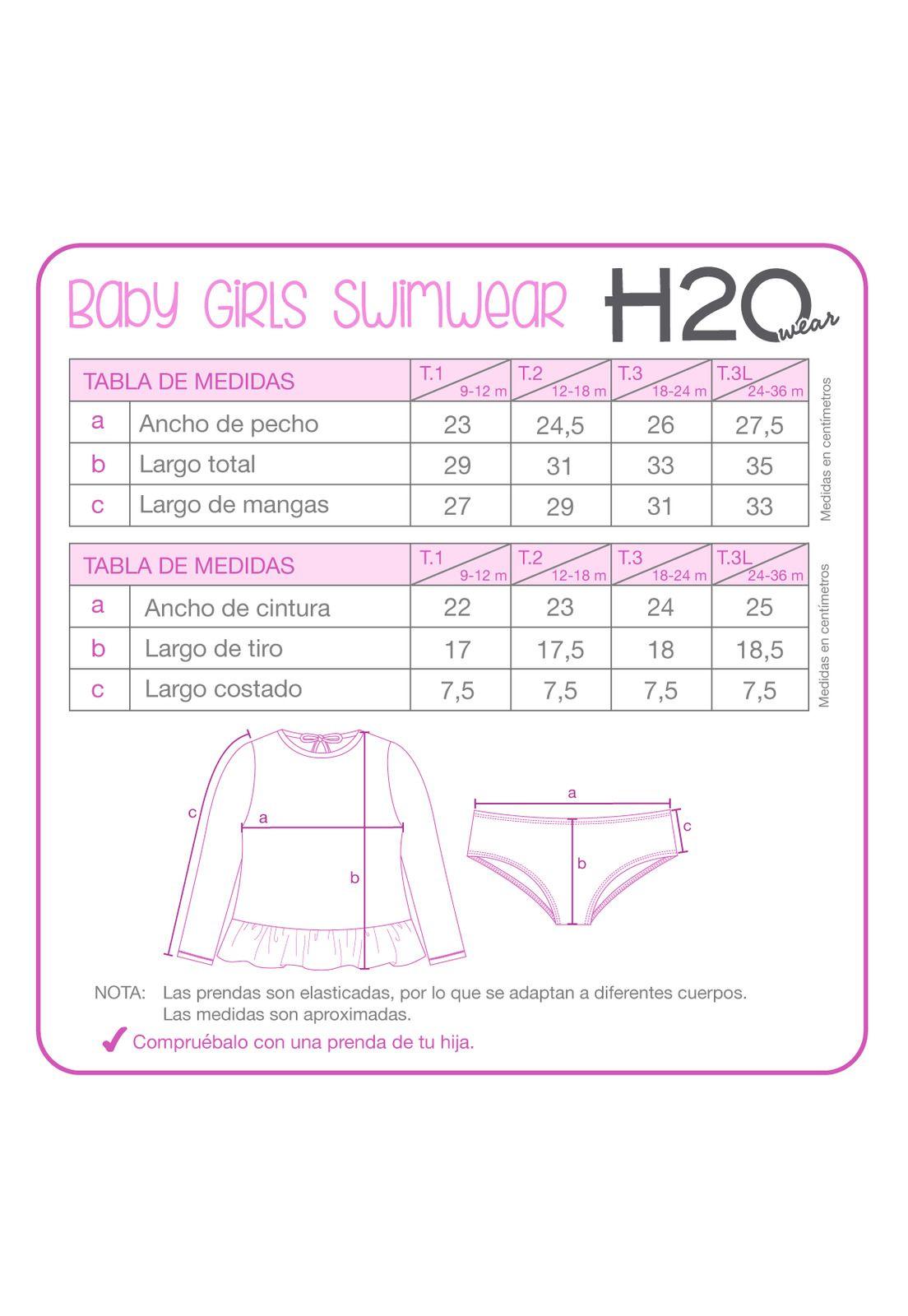 Set UV UV50 Bebé Niña M.Larga | H2O WEAR-3
