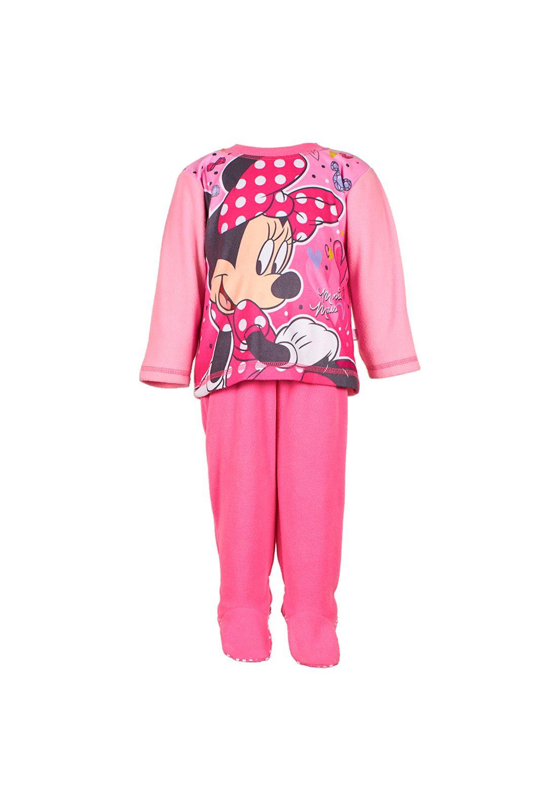 Pijama Bebé Niña Polar Rosado Minnie-0