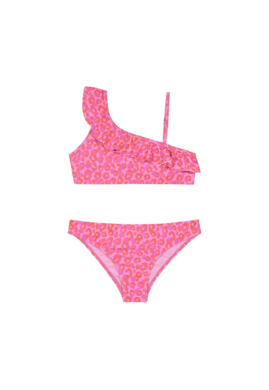Traje de Baño Niña Teens Bikini UV50  Vuelo H2O Wear Fucsia-1