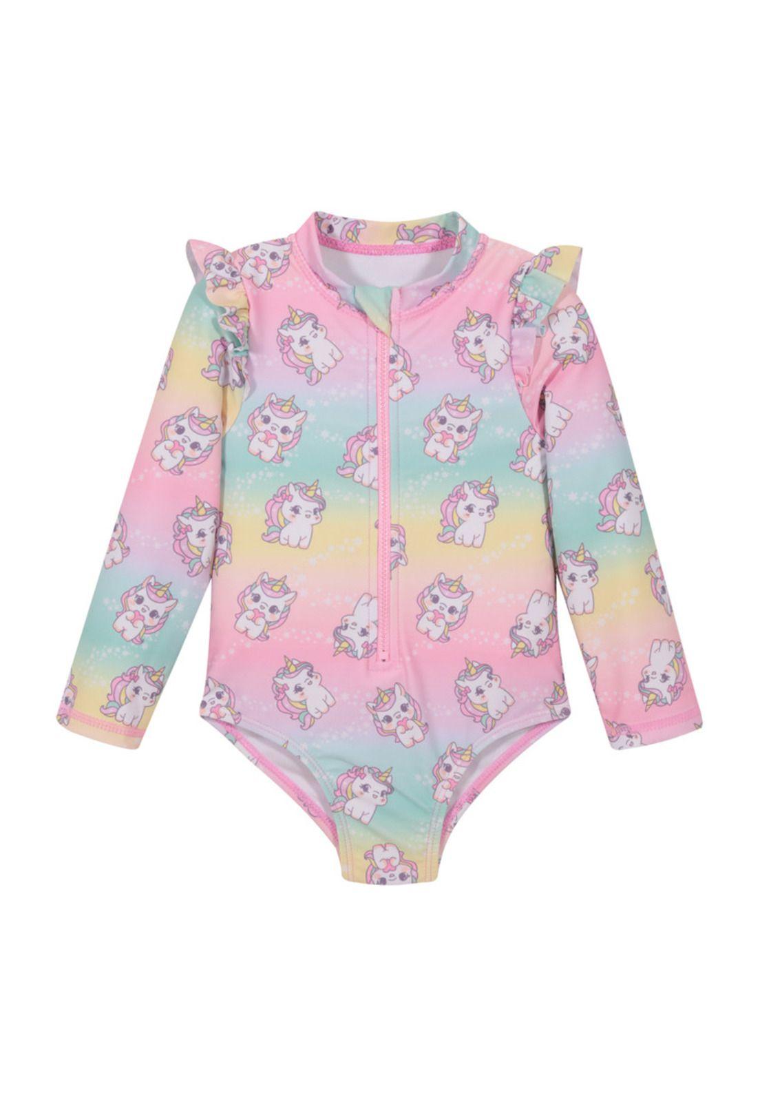 Traje de Baño Bebe Niña Manga LargaUV50+ Vuelo H2O Wear-0