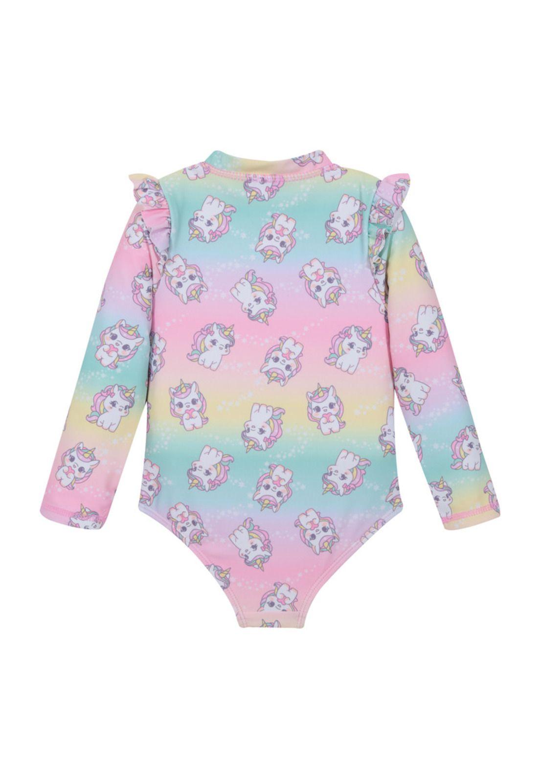 Traje de Baño Bebe Niña Manga LargaUV50+ Vuelo H2O Wear-1