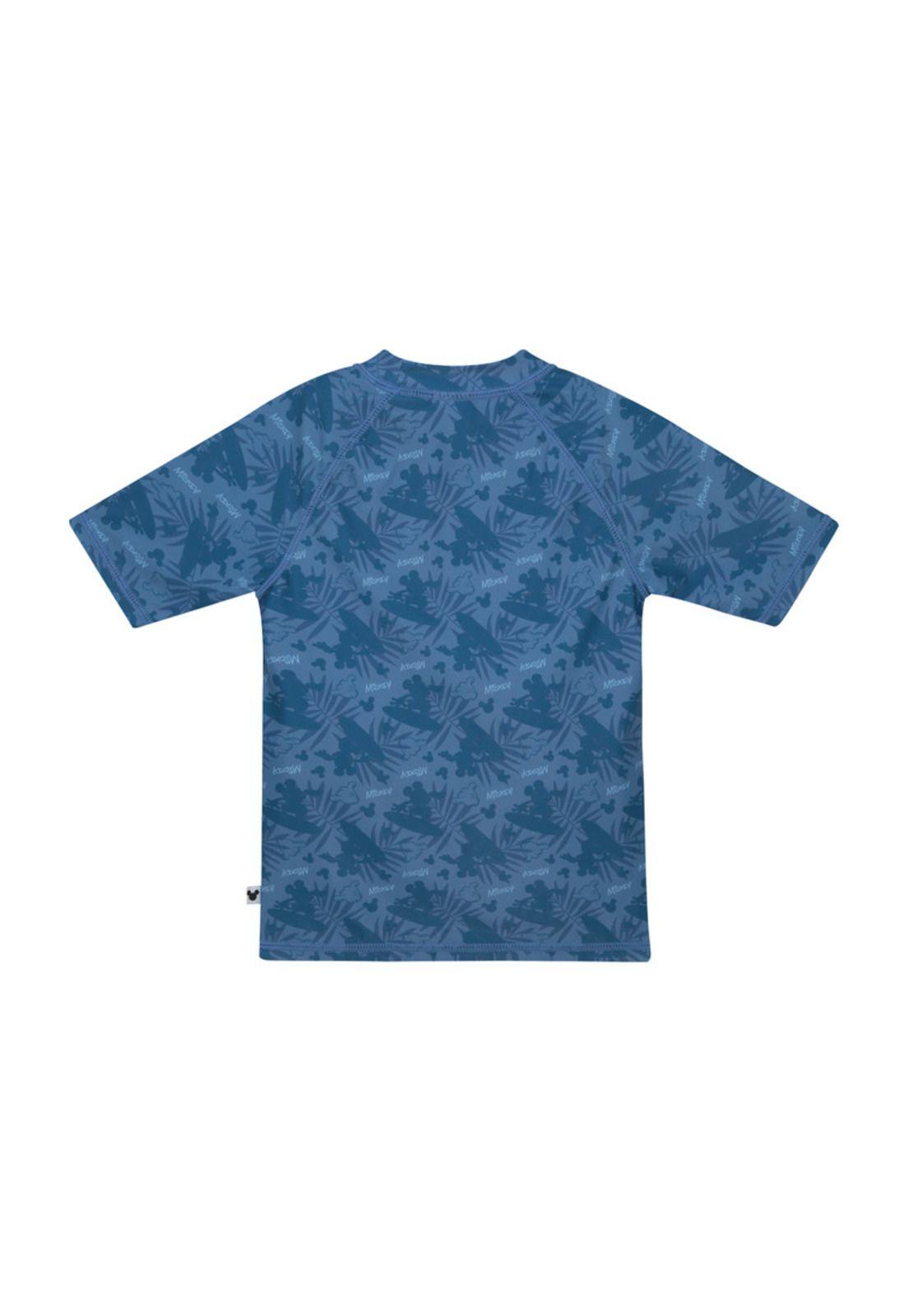 Traje de Baño Niño Polera UV50+ Mickey Disney-1