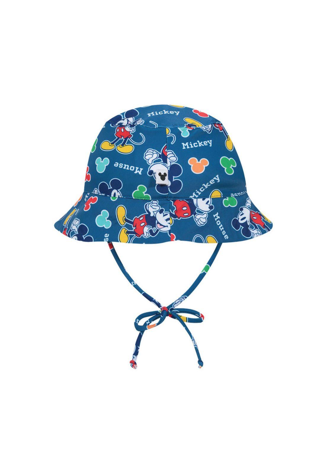 Gorro Bebe Niño UV50+ Disney Mickey Azul-1
