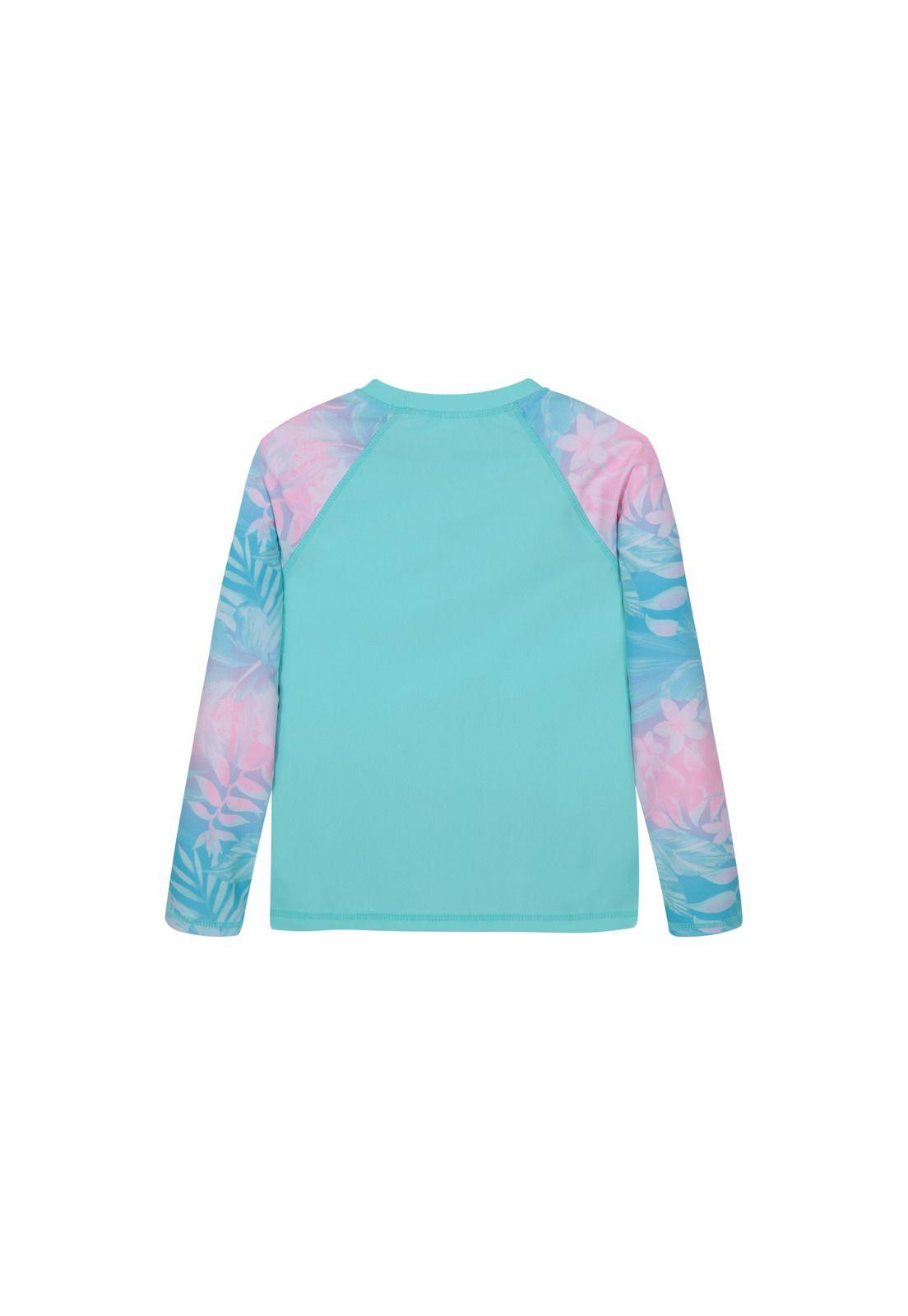 Traje de Baño Niña Polera UV50 Manga Larga H2O Wear Calipso-2